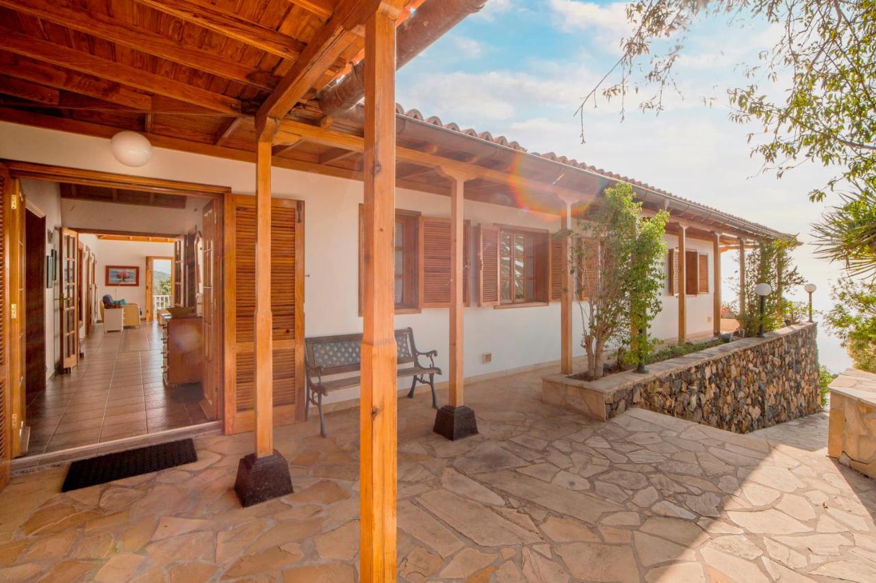 Feriendomizil Finca Tijarafe Mit Beheiztem, Abdeckbarem Pool エクステリア 写真
