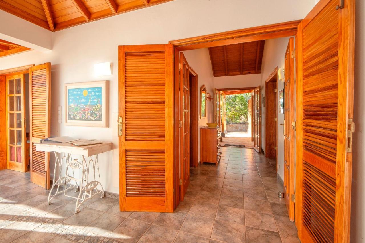 Feriendomizil Finca Tijarafe Mit Beheiztem, Abdeckbarem Pool エクステリア 写真