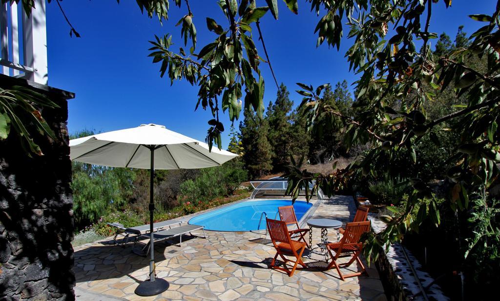 Feriendomizil Finca Tijarafe Mit Beheiztem, Abdeckbarem Pool エクステリア 写真